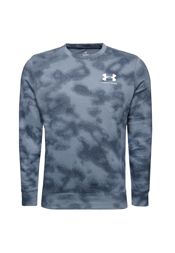 Bluza sportowa męska Under Armour Rival Terry Crew. Kolor: niebieski, wielokolorowy