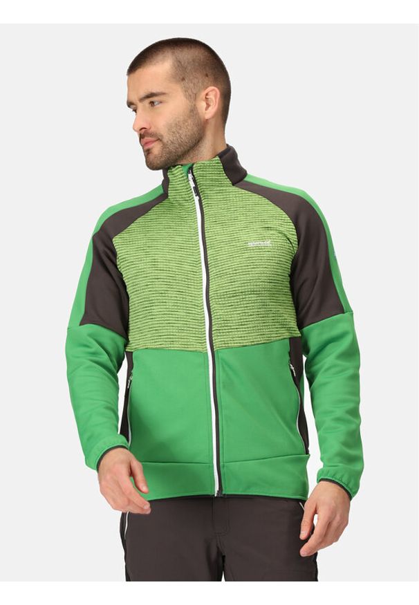 Regatta Kurtka softshell Yare VII RML242 Zielony Regular Fit. Kolor: zielony. Materiał: syntetyk