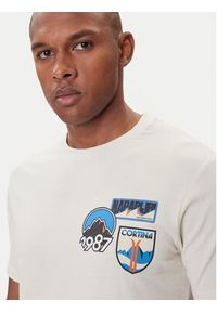 Napapijri T-Shirt S-Montepiana NP0A88SV Beżowy Regular Fit. Kolor: beżowy. Materiał: bawełna #3