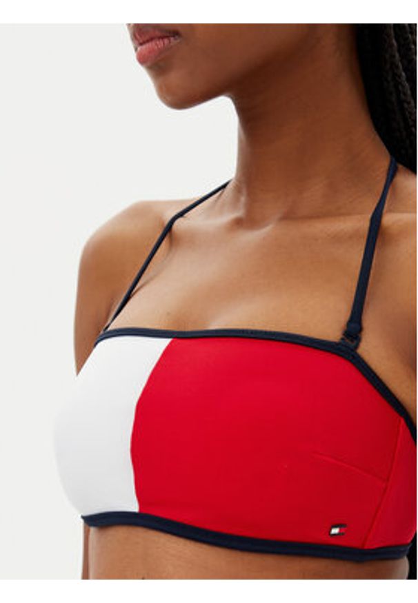 TOMMY HILFIGER - Tommy Hilfiger Góra od bikini UW0UW05816 Czerwony. Kolor: czerwony. Materiał: syntetyk