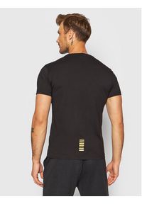 EA7 Emporio Armani T-Shirt 8NPT51 PJM9Z 0208 Czarny Regular Fit. Kolor: czarny. Materiał: bawełna #2