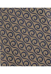 Krawat Męski - Angelo di Monti - Jasny Brąz, Geometryczny Wzór. Kolor: brązowy, beżowy, wielokolorowy. Materiał: tkanina. Wzór: geometria. Styl: elegancki, wizytowy #3