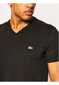 Lacoste T-Shirt TH6710 Czarny Regular Fit. Kolor: czarny. Materiał: bawełna #3