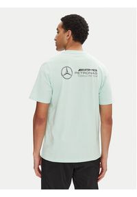 Adidas - adidas T-Shirt Mercedes - AMG Petronas Formula One Team Premium JY3033 Zielony Regular Fit. Kolor: zielony. Materiał: bawełna