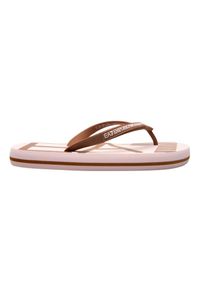 EA7 Emporio Armani - EA7 EMPORIO ARMANI Brązowe japonki, Rozmiar 38. Kolor: brązowy