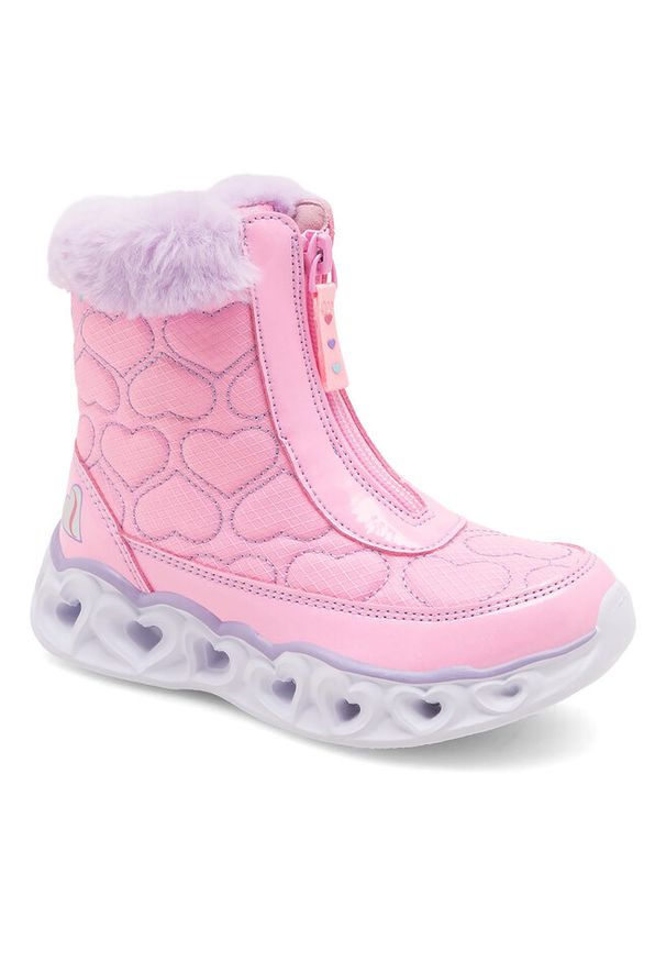 skechers - Śniegowce Skechers. Kolor: różowy