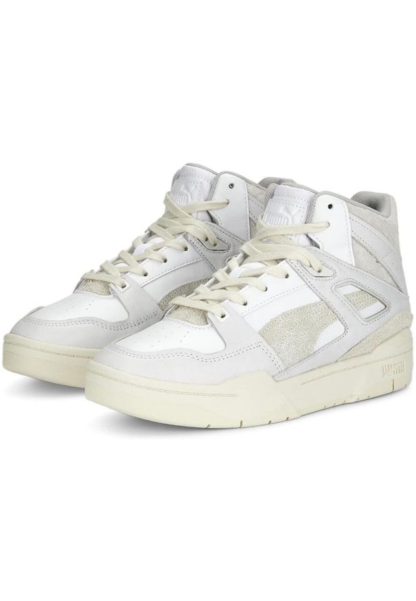 Buty do chodzenia damskie Puma Slipstream Hi Thrifted. Kolor: biały. Sport: turystyka piesza