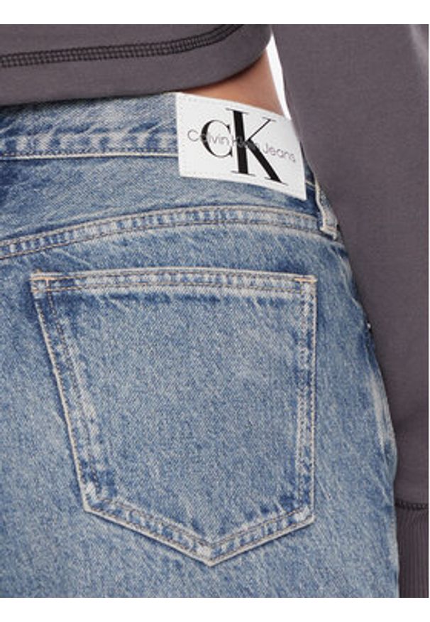 Calvin Klein Jeans Jeansy Low Rise Straight J20J222437 Granatowy Straight Fit. Kolor: niebieski