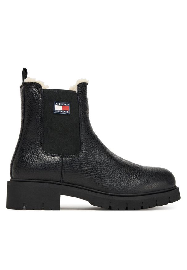 Sztyblety Tommy Jeans. Kolor: czarny