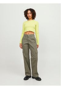 JJXX Spodnie materiałowe 12236946 Zielony Regular Fit. Kolor: zielony. Materiał: bawełna #3