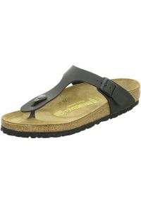 Japonki damskie Birkenstock 043691. Kolor: czarny. Materiał: syntetyk, tkanina, materiał
