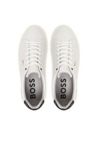 BOSS Sneakersy 50542114 Biały. Kolor: biały. Materiał: skóra #4