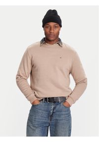 Tommy Jeans Bluza DM0DM20741 Beżowy Regular Fit. Kolor: beżowy. Materiał: syntetyk