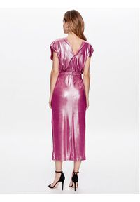 Rinascimento Sukienka koktajlowa CFC0113001003 Różowy Slim Fit. Kolor: różowy. Materiał: syntetyk. Styl: wizytowy #5