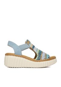 Sandały Rieker. Kolor: niebieski #1