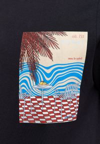 Męski T-Shirt Mustang Style Austin Jet Black 1016270 4188 #7