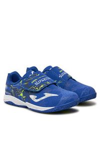 Joma Buty do piłki nożnej Super Copa Jr Indoor SCJW2404INV Niebieski. Kolor: niebieski. Materiał: materiał #3