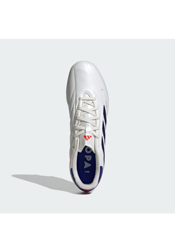 Adidas - Buty Copa Pure 2 Pro FG. Kolor: biały, czerwony, wielokolorowy, niebieski. Materiał: materiał, skóra