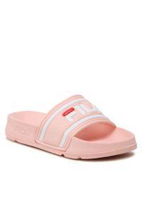 Fila Klapki Morro Bay Slipper Kids 1010934.40063 Różowy. Kolor: różowy. Materiał: skóra