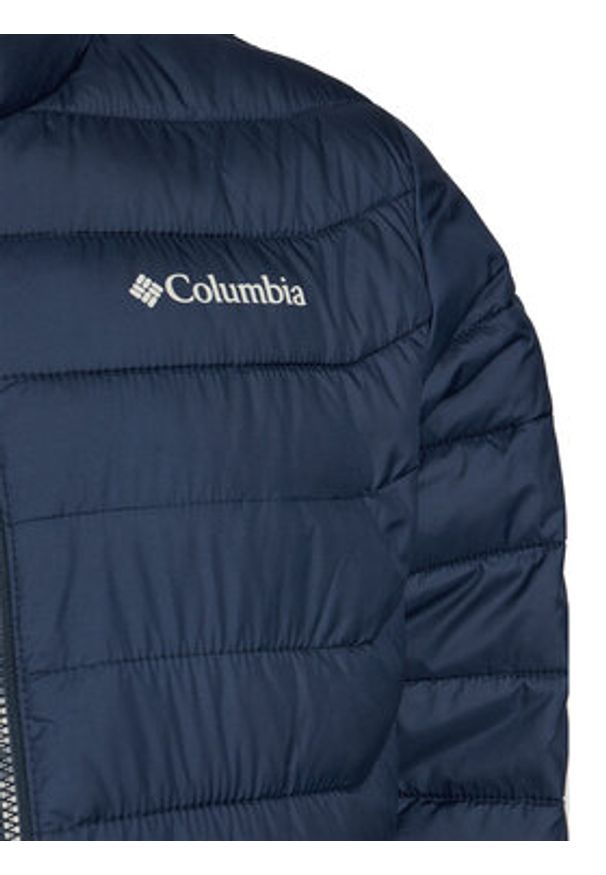 columbia - Columbia Kurtka zimowa Powder Lite 1698001 Granatowy Regular Fit. Kolor: niebieski. Materiał: syntetyk. Sezon: zima