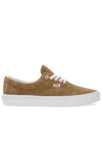 Buty Vans Era VN0005UETBN1 - brązowe. Zapięcie: sznurówki. Kolor: brązowy. Materiał: zamsz, skóra, guma. Szerokość cholewki: normalna. Model: Vans Era