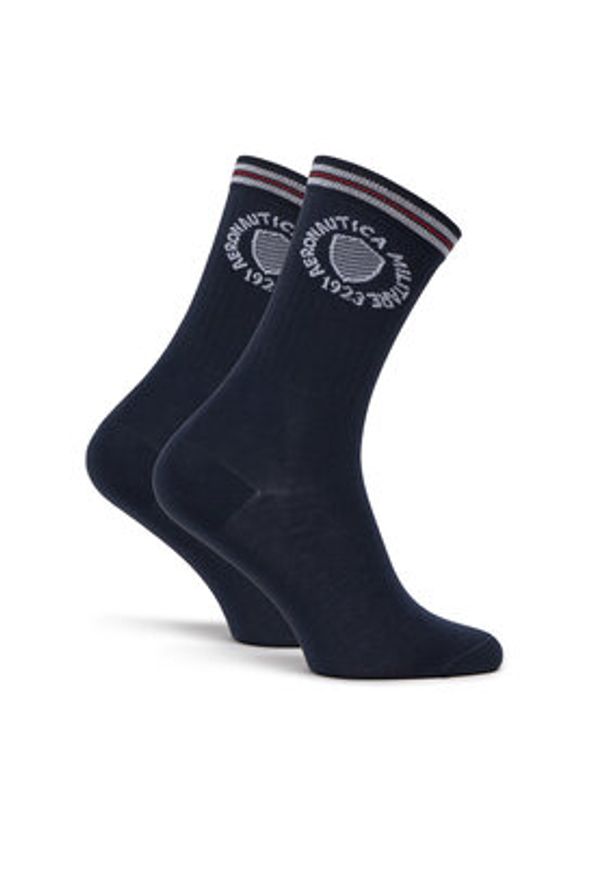 Aeronautica Militare Skarpety długie 251CZ015DL561 Granatowy. Kolor: niebieski. Materiał: bawełna