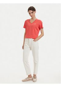 Beverly Hills Polo Club T-Shirt P-SS26W-TS516518 Koralowy Regular Fit. Typ kołnierza: polo. Kolor: pomarańczowy. Materiał: bawełna #2