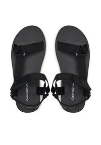 Calvin Klein Jeans Sandały Sandal Velcro Rp In Btw YM0YM00944 Czarny. Kolor: czarny. Materiał: materiał