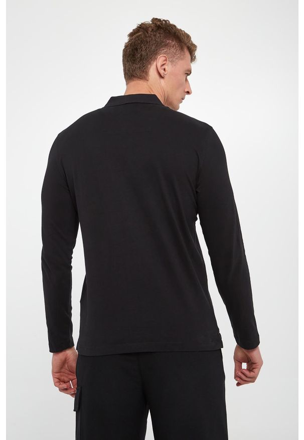 Aeronautica Militare - Polo męskie z długim rękawem AERONAUTICA MILITARE. Typ kołnierza: polo. Długość rękawa: długi rękaw. Długość: długie