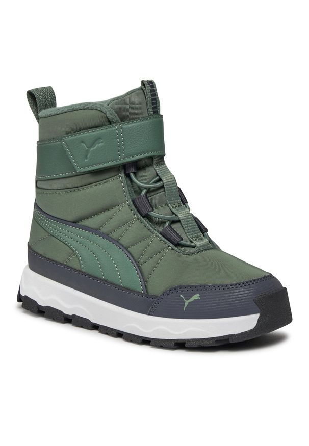 Śniegowce Puma Evolve Boot AC+ PS 392645 03 Eucalyptus-Strong Gray-Puma White. Kolor: zielony