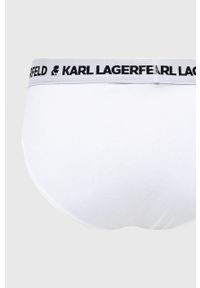 Karl Lagerfeld Slipy (3-pack) 211M2103 męskie kolor biały. Kolor: biały #3