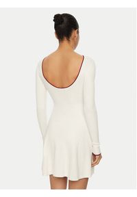 Tommy Jeans Sukienka dzianinowa DW0DW19469 Écru Slim Fit. Materiał: syntetyk, bawełna #4