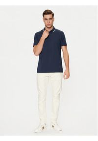 Guess Polo M4YP40 KARS0 Granatowy Regular Fit. Typ kołnierza: polo. Kolor: niebieski. Materiał: bawełna #5