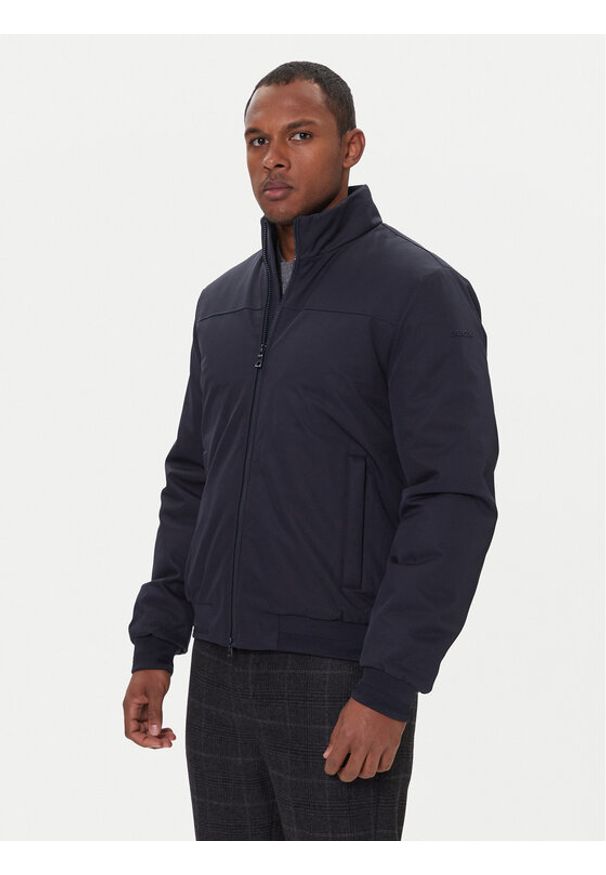 Geox Kurtka bomber Vincit M5620C T3127 F1624 Granatowy Regular Fit. Kolor: niebieski. Materiał: syntetyk