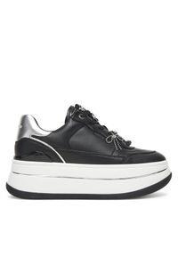 MICHAEL Michael Kors Sneakersy Hayes 43F5HYFS2L Czarny. Kolor: czarny. Materiał: skóra