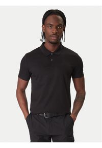 Calvin Klein Polo LV04LC254G Czarny Slim Fit. Typ kołnierza: polo. Kolor: czarny. Materiał: bawełna #1