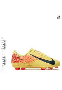 Nike Buty do piłki nożnej Vapor 16 Club Km Fg/Mg FQ8288 Żółty. Kolor: żółty