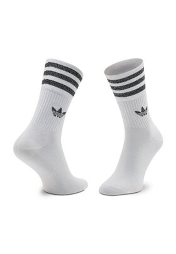 Adidas - adidas Skarpety wysokie unisex Mid Cut Glt Sck HK0301 Biały. Kolor: biały. Materiał: materiał