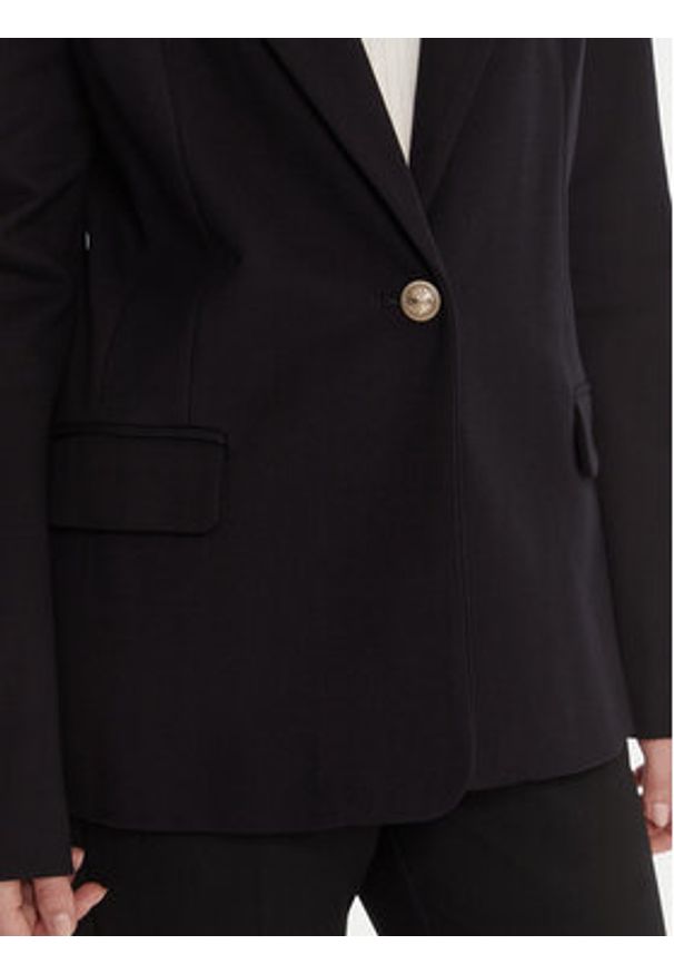 Guess Marynarka W5BN66 KCMU2 Czarny Regular Fit. Kolor: czarny. Materiał: wiskoza