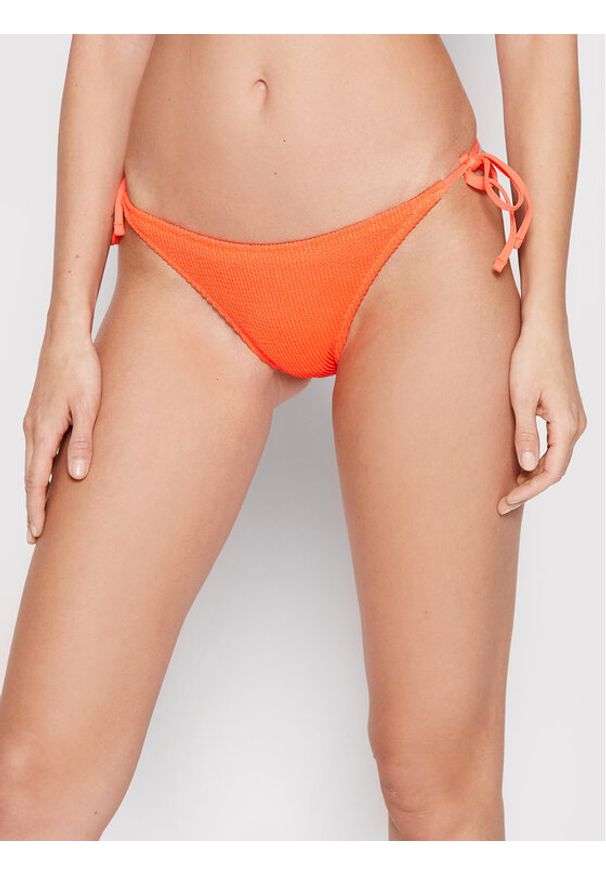 Guess Dół od bikini E1GO32 MC03P Pomarańczowy. Kolor: pomarańczowy. Materiał: syntetyk