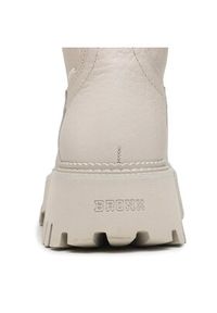 Bronx Kozaki High boots 14211-G Beżowy. Kolor: beżowy. Materiał: skóra