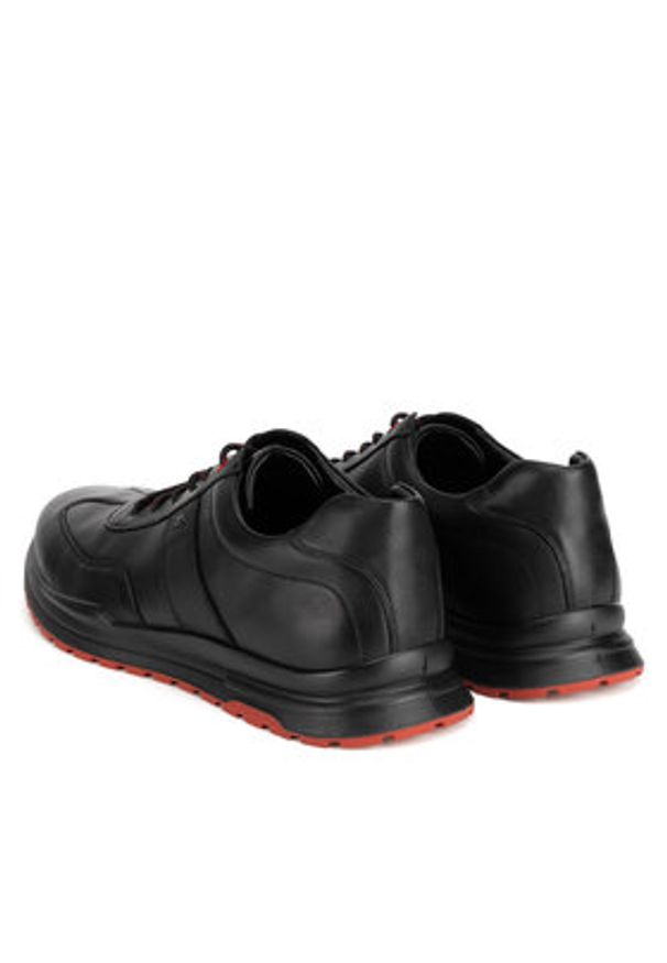 Sergio Bardi Sneakersy MF1647-1Z Czarny. Kolor: czarny. Materiał: skóra