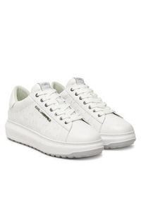 Karl Lagerfeld - KARL LAGERFELD Sneakersy KL57549 Biały. Kolor: biały. Materiał: skóra