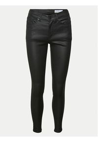 Vero Moda Spodnie z imitacji skóry Flash 10314591 Czarny Skinny Fit. Kolor: czarny. Materiał: skóra #3