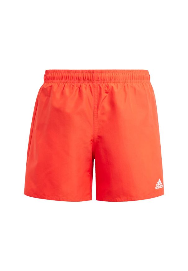 Adidas - Classic Badge of Sport Swim Shorts. Kolor: biały, czerwony, wielokolorowy. Materiał: tkanina