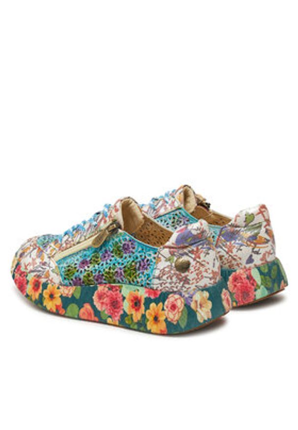Laura Vita Sneakersy Nikito 57 Kolorowy. Materiał: skóra. Wzór: kolorowy