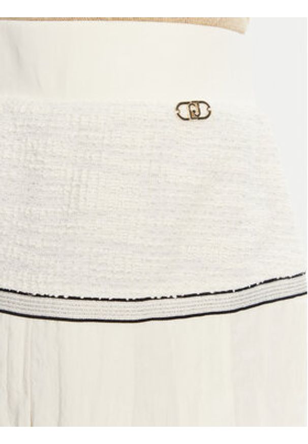 Liu Jo Sport Spódnica mini TA5124 J4894 Biały Regular Fit. Kolor: biały. Materiał: bawełna. Styl: sportowy