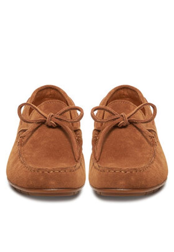 Gino Rossi Mokasyny LIMONE-01 122AM Brązowy. Kolor: brązowy. Materiał: zamsz, skóra