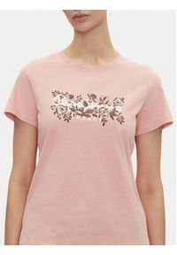 Pepe Jeans T-Shirt Rosalind PL506034 Różowy Regular Fit. Kolor: różowy. Materiał: bawełna