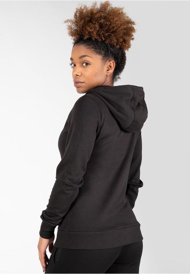 GORILLA WEAR - Pixley Bluza z kapturem zapinana na suwak - Czarny. Typ kołnierza: kaptur. Kolor: czarny. Sport: fitness